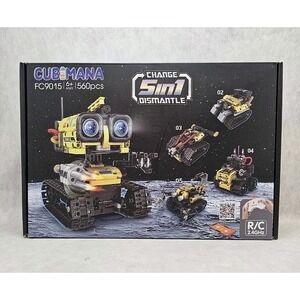 Robot Building Toys for Kids - 5 in 1 Remote- & App-Controlled Robots Toy, RC